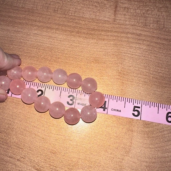 Pink quartz stretch bracelet by Jay King - Picture 9 of 9